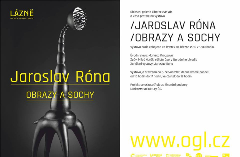 Jaroslava Rónu, autora Marťana na Ještědu, představí nová výstava v galerii   